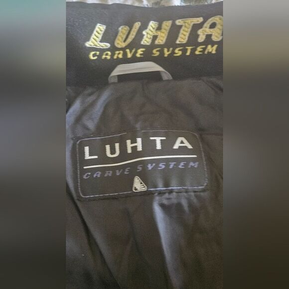 LUHTA Yellow and Black Men's Ski Jacket - Picture 9 of 12